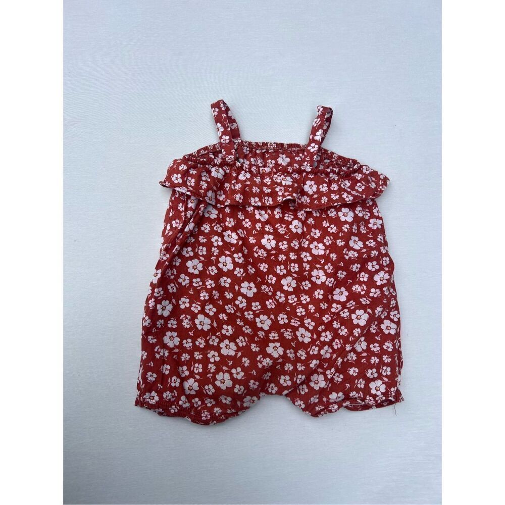 Carters Baby Girl Floral Ruffle Romper sz 18 months - Picture 6 of 6